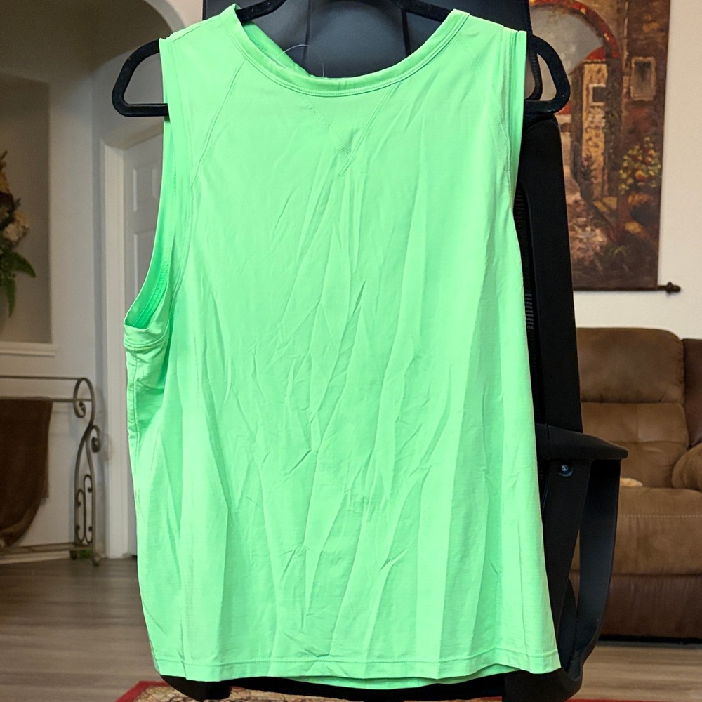 Fabletics Neon Green Muscle Tank
